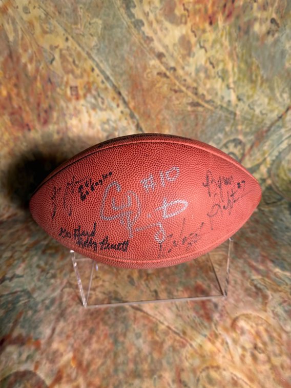 WV Thundering Herd Autographed Football