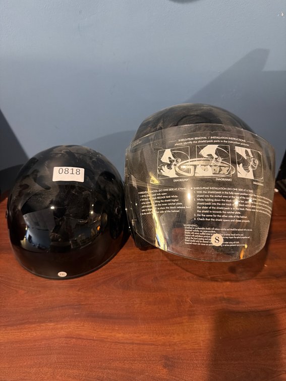 2 set motorcycle helmets