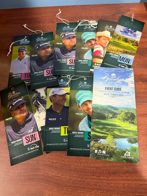 2010 (first PGA Classic) Memorabilia