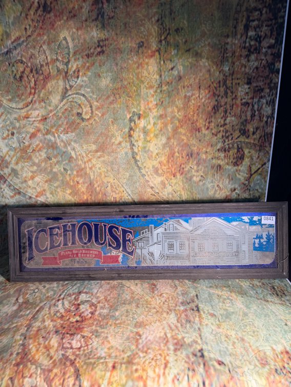 Vintage Ice house Beer Bar Mirror