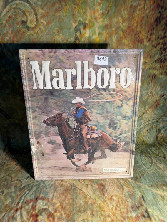 Vintage Marlboro Advertising Sign