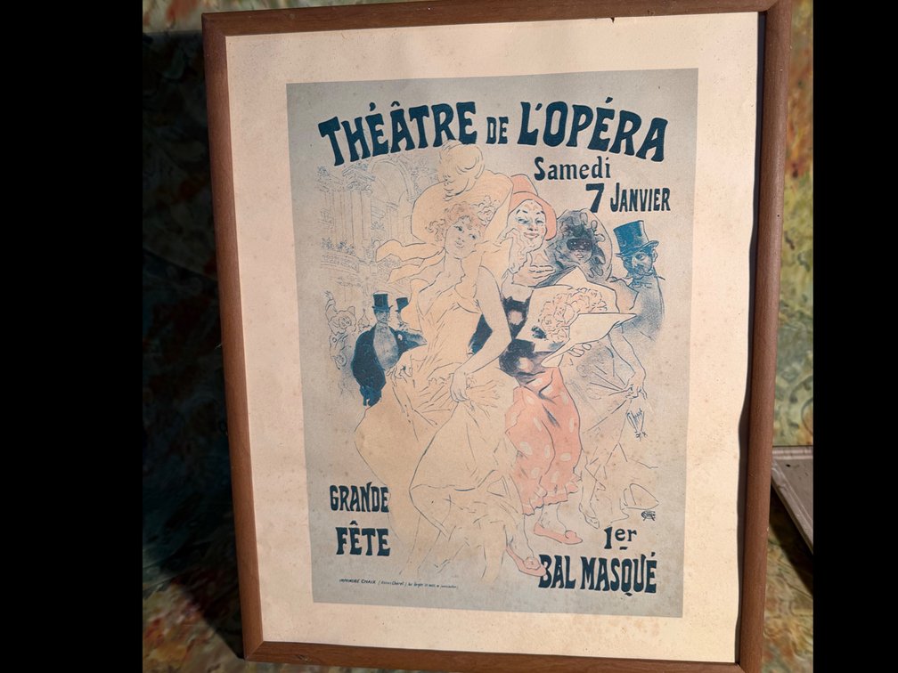 Theatre de L’Opera Samedi 30 Janvier 1er. Grand val Masque Jules Cheret (1836 - 1932)