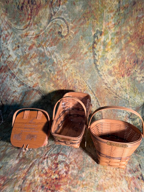 Set of 3 State Fair of WV Collectors Baskets