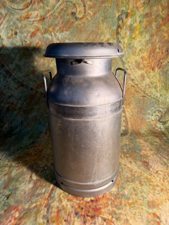 Vintage Metal Milk Can