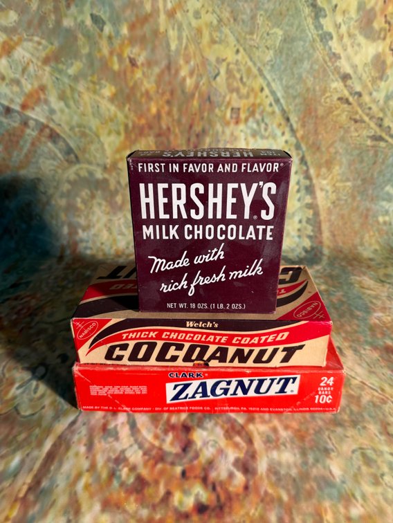 Set of 3 Antique Candy Boxes