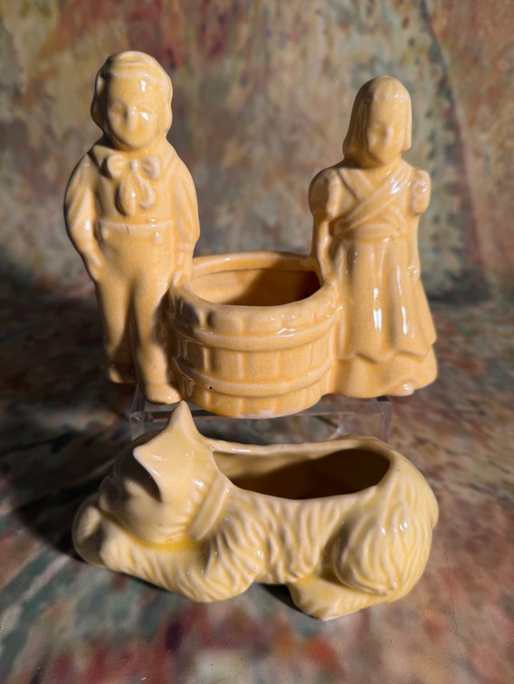 Vintage Mccoy Pottery Candle Holders