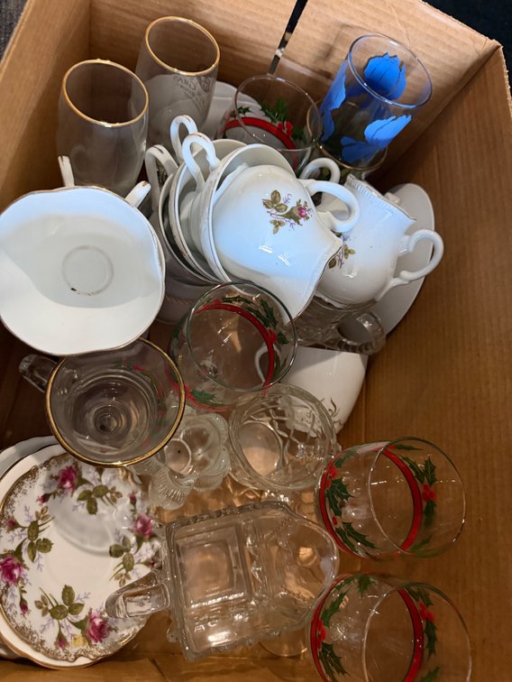 Misc. mystery dish lot