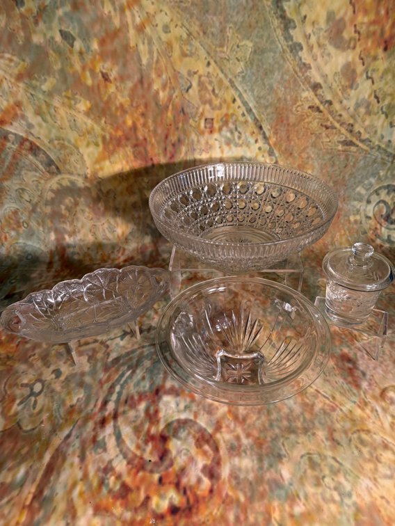 Crystal glass lot - includes all pictured