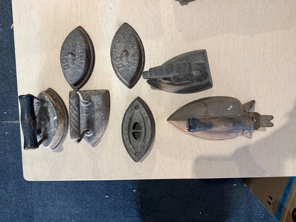Cast iron sad iron lot