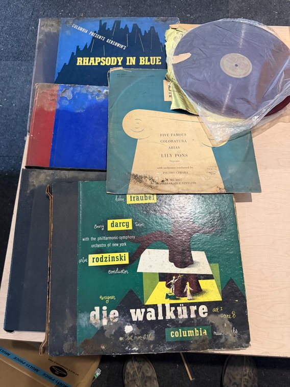 Vintage record lot
