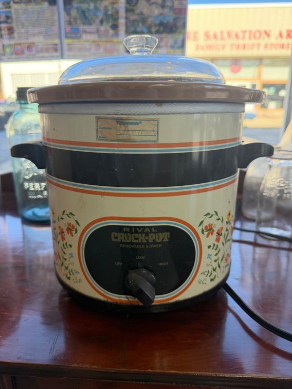 Vintage Rival Crock Pot Slow Cooker 3 1/2 quart