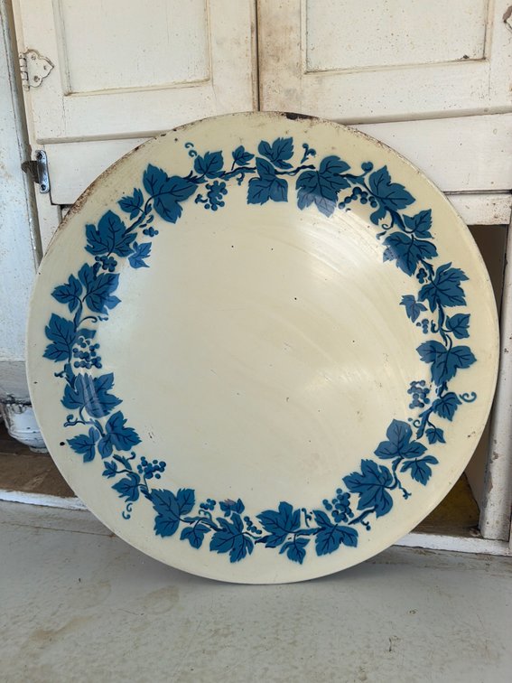 Large Vintage Metal Tray Social Supper American Artworks