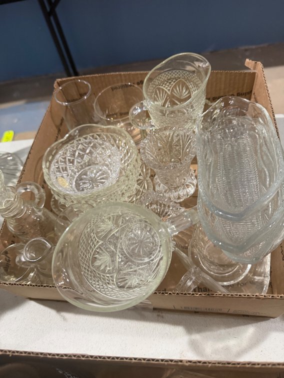 Crystal glass mystery lot