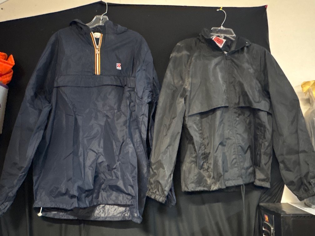 K-Way Pullover Windbreaker Size 7/Stow It Away Windbreaker Size 5