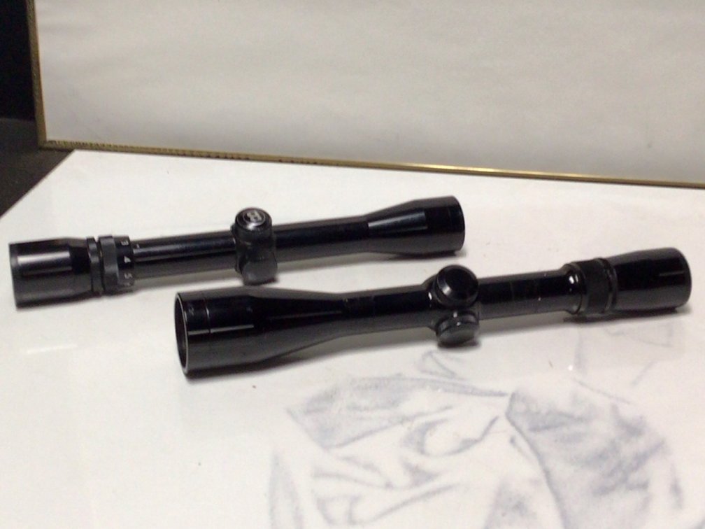 Rifle Scopes Bushnell Sportview 4By 32 The Other is 3 By 9 By 38