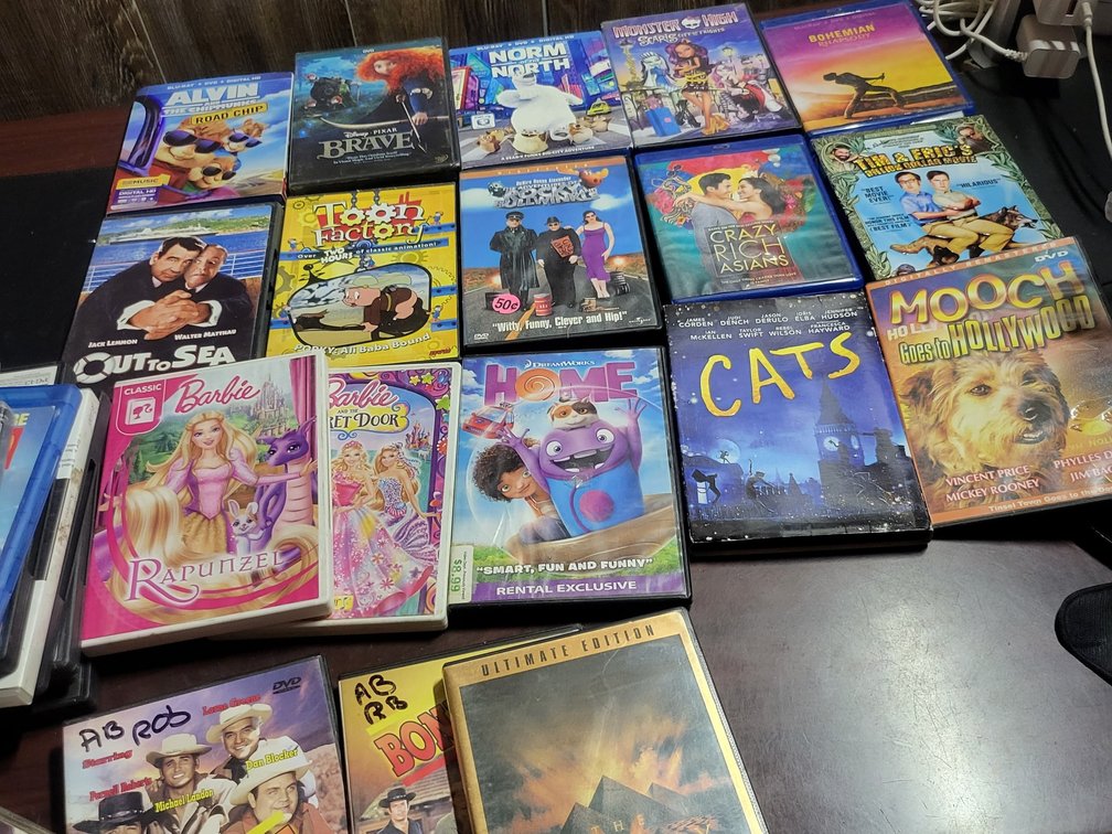 DVD ,18 Movies,Kids, Family, Animated & Classics (Barbie, DreamWorks, Bonanza, The Mummy)