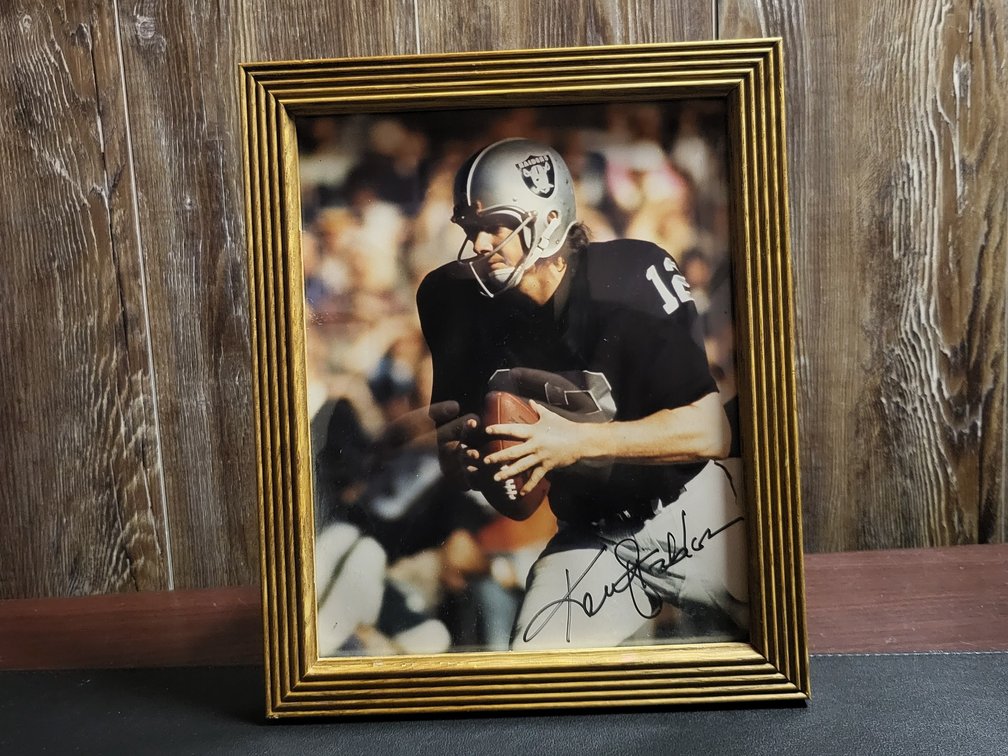 Ken "The Snake" Stabler Framed  Autograph Photo