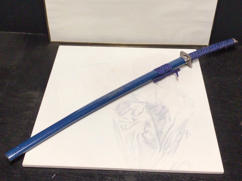 Blue dragon Samurai Sword Approx 40 Inches Long