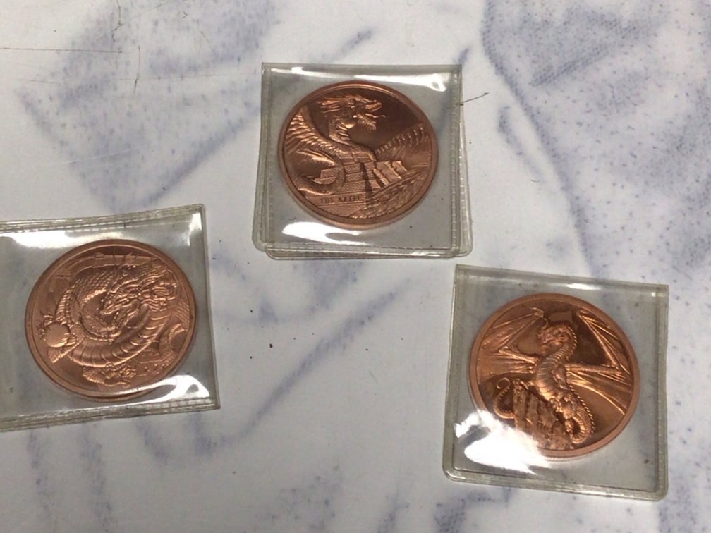 Dragon Pure Copper Coins