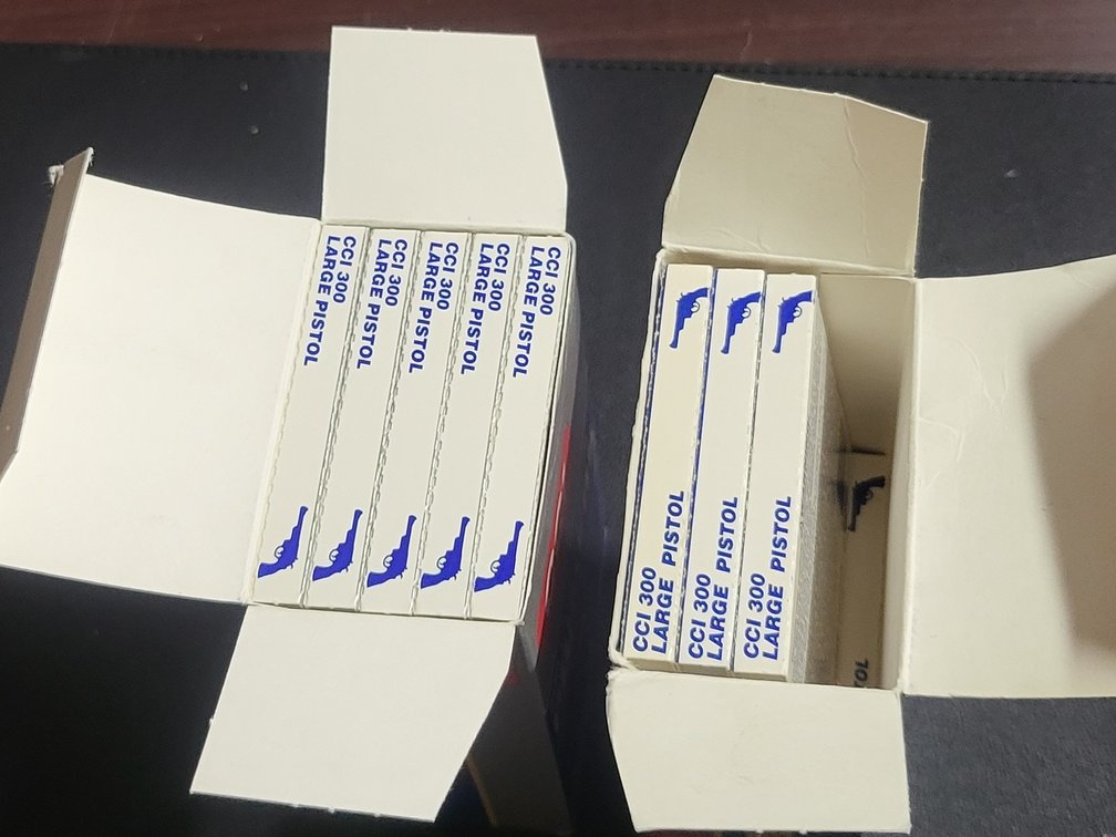 CCI #300 Large Pistol Primers,1,800 Total Count (1 Full Box + 1 Partial Box)