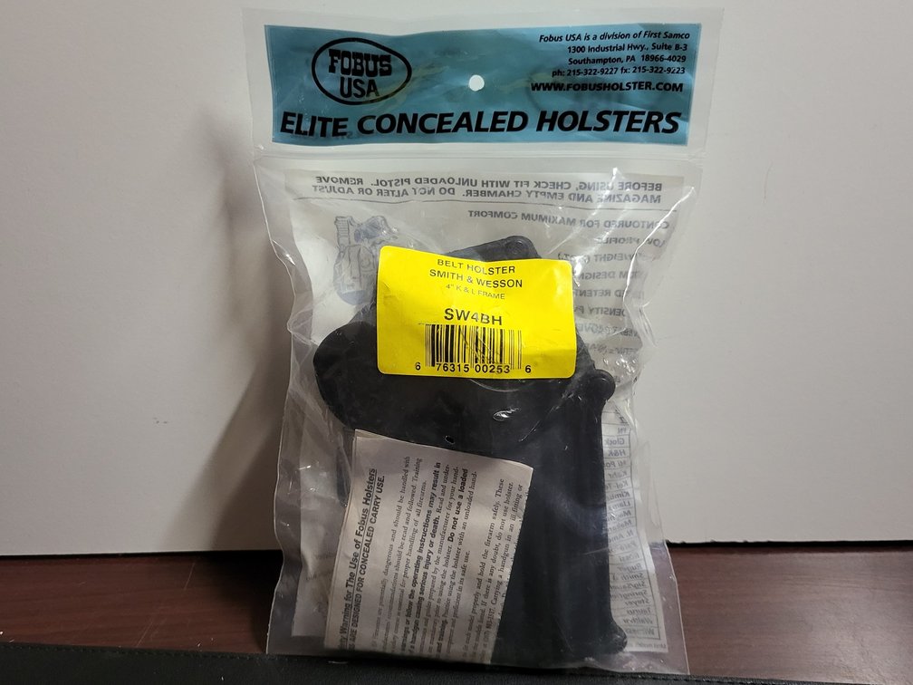New Fobus C21 Right Hand OWB Belt Holster,Fits 1911 Style Pistols (No Rail)