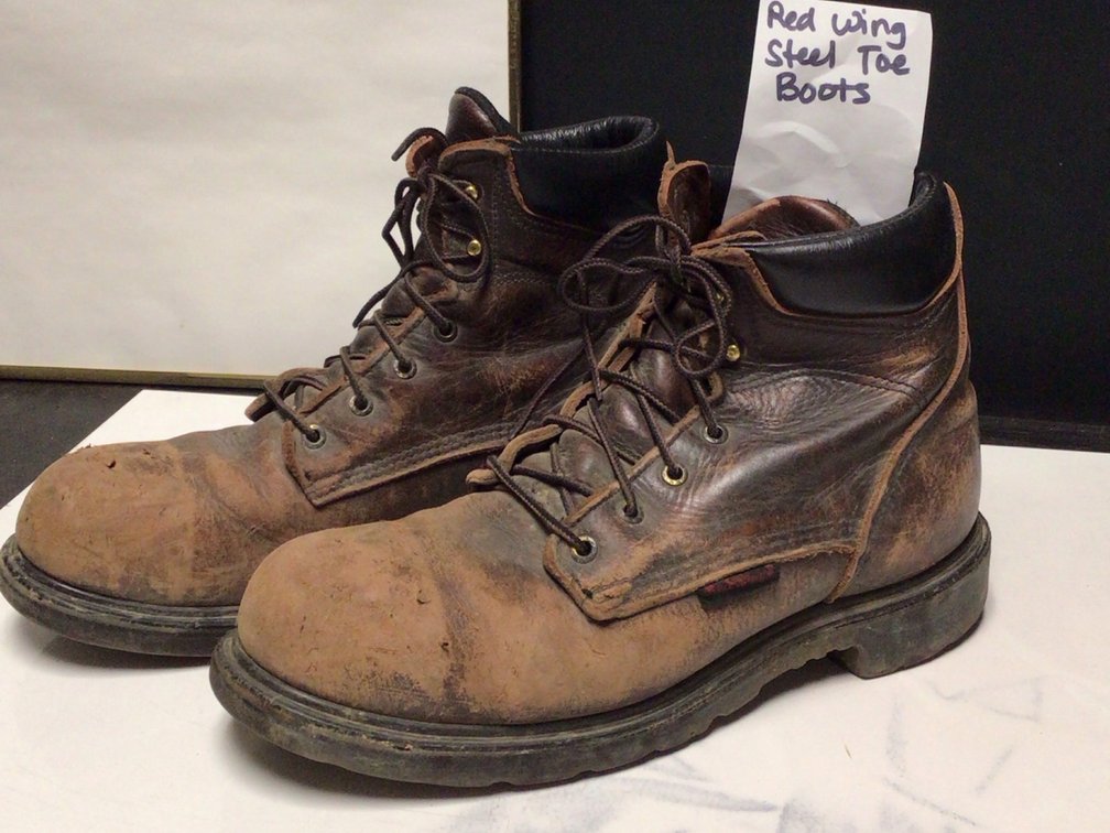 Red Wing Steal Toe Boots Size 11 USA