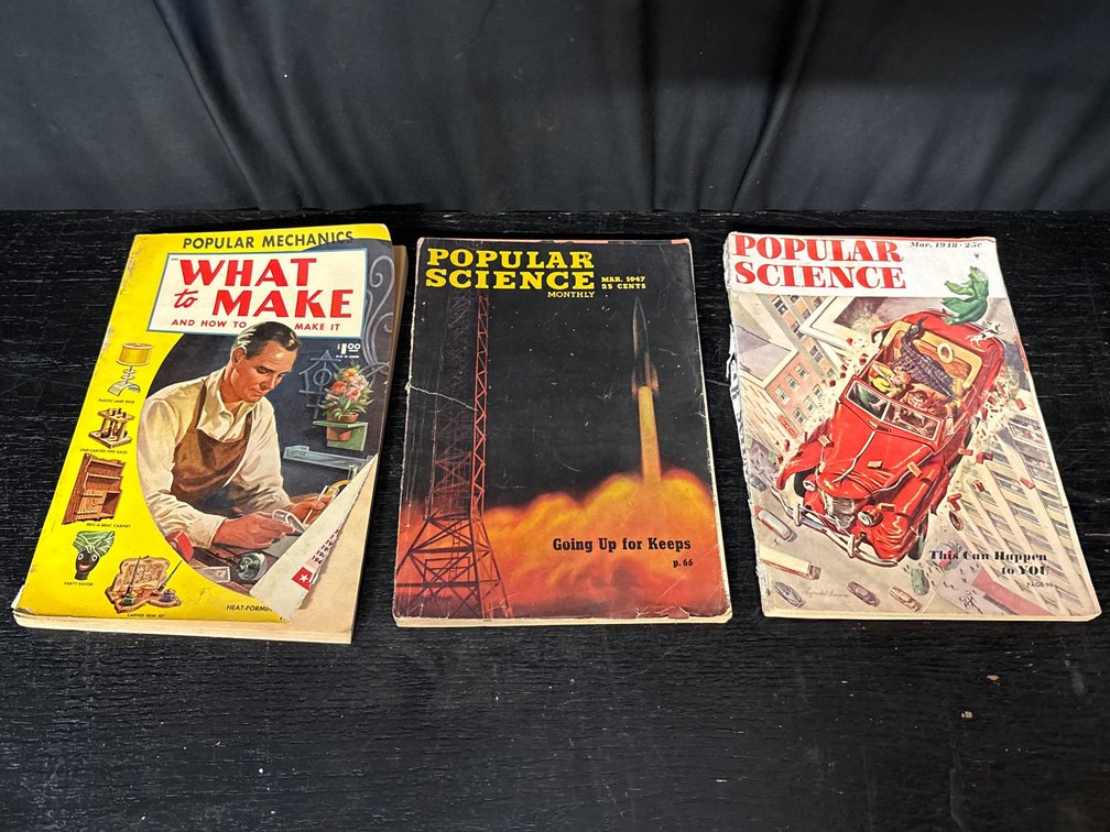 Popular Science & Mechanics Magazines Vintage