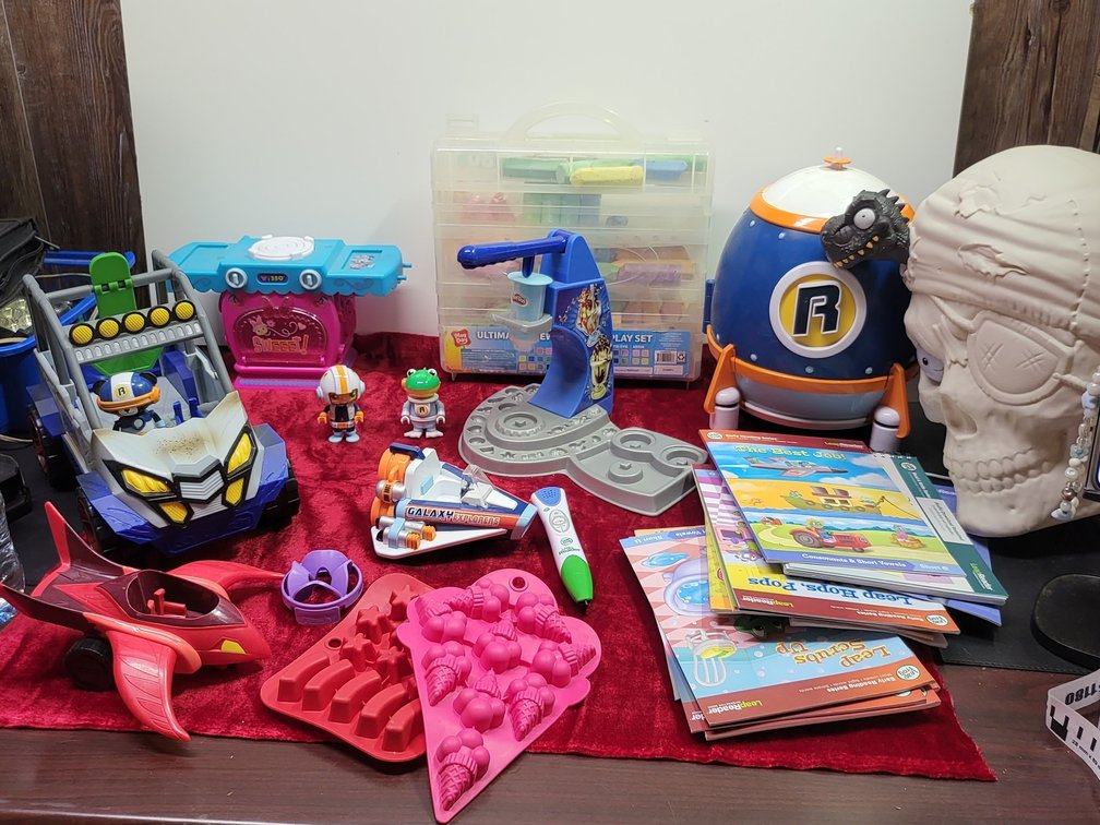 Huge Kids Toy,Ryan's World Rocket, LeapFrog Interactive Books, PJ Masks, Play-Doh & More!
