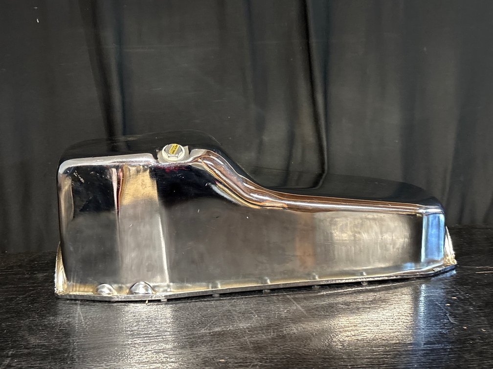 Chrome Steel Oil Pan