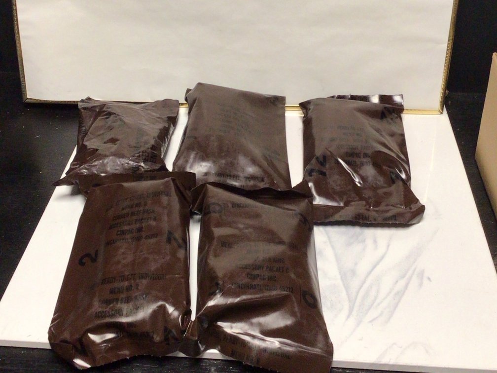MRE 5 Packs Chicken And Beef