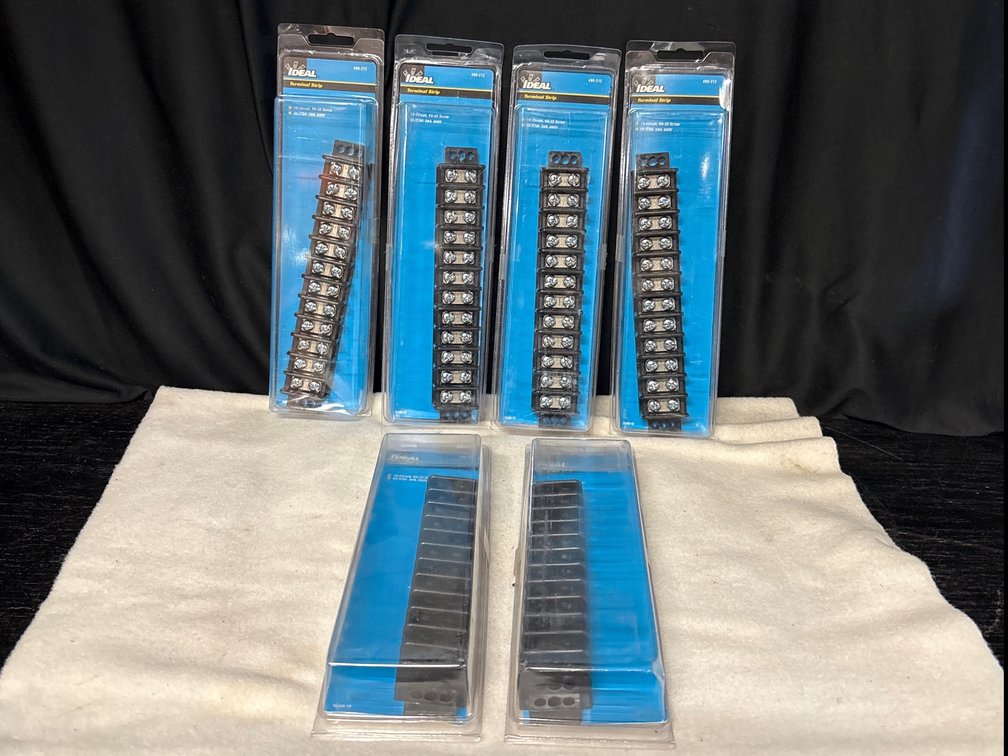 6 Ideal 12-Circuit Terminal Strips