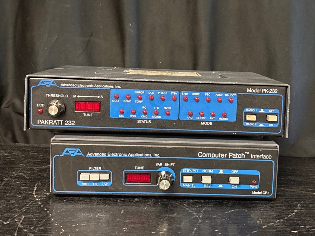 AEA PK-232 Amateur Radio Data Controller W/Computer Patch Interface