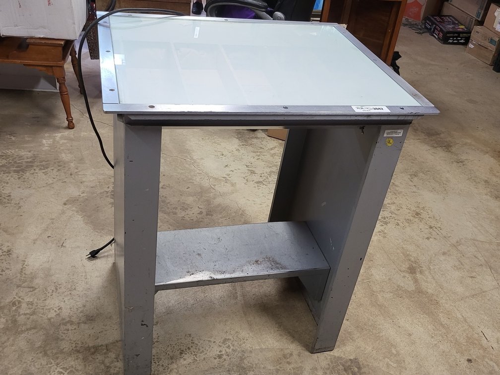 Drafting And Traicing Table Lights Up Working Approx 36 Inches Tall By 31 inches Wide By 26 Inches Deep