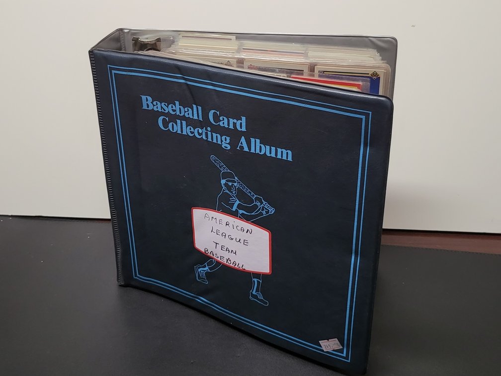 MLB Baseball Card Binder ,80s/90s Team Collection ,Yankees, Blue Jays & More