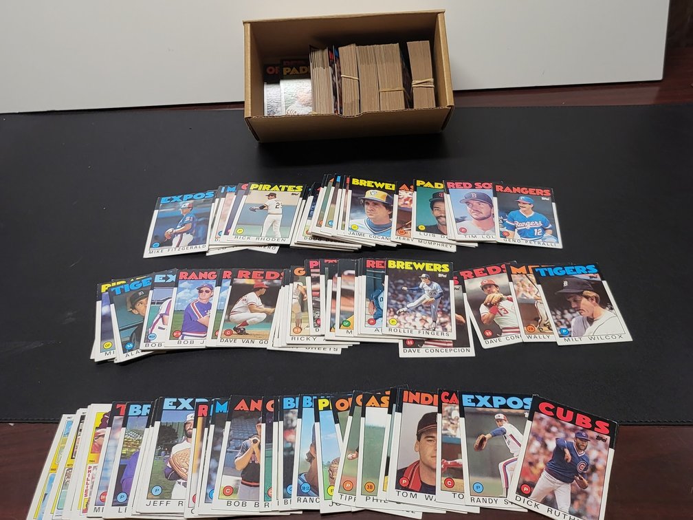 1980s Topps Baseball Card ,1981 & 1986 Mixed Collection