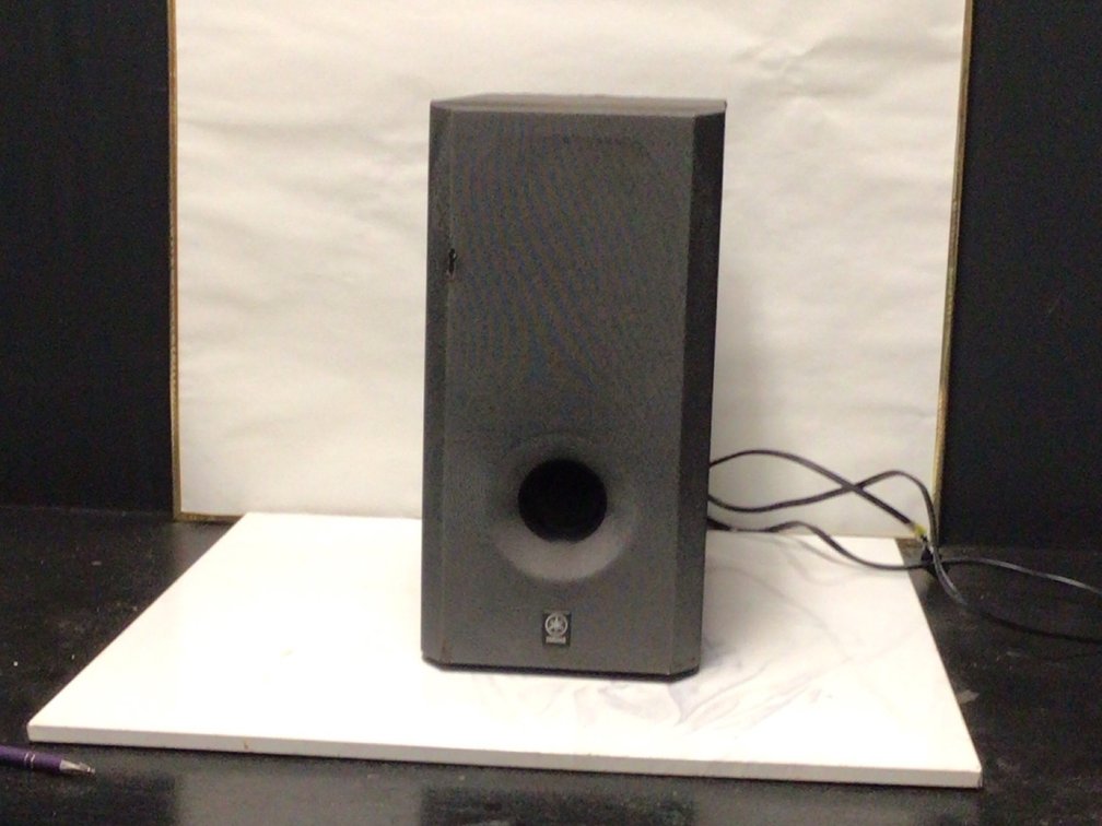 Yamaha Model SW-P201 Sub Woofer Approx 25 Inches Deep By 15 Inches Tall By 8 Inches Wide