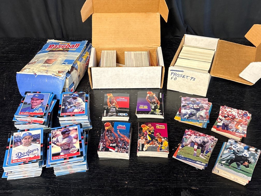 Donruss Baseball Cards/Skybox Basketball Cards/Proset 93 Football Cards