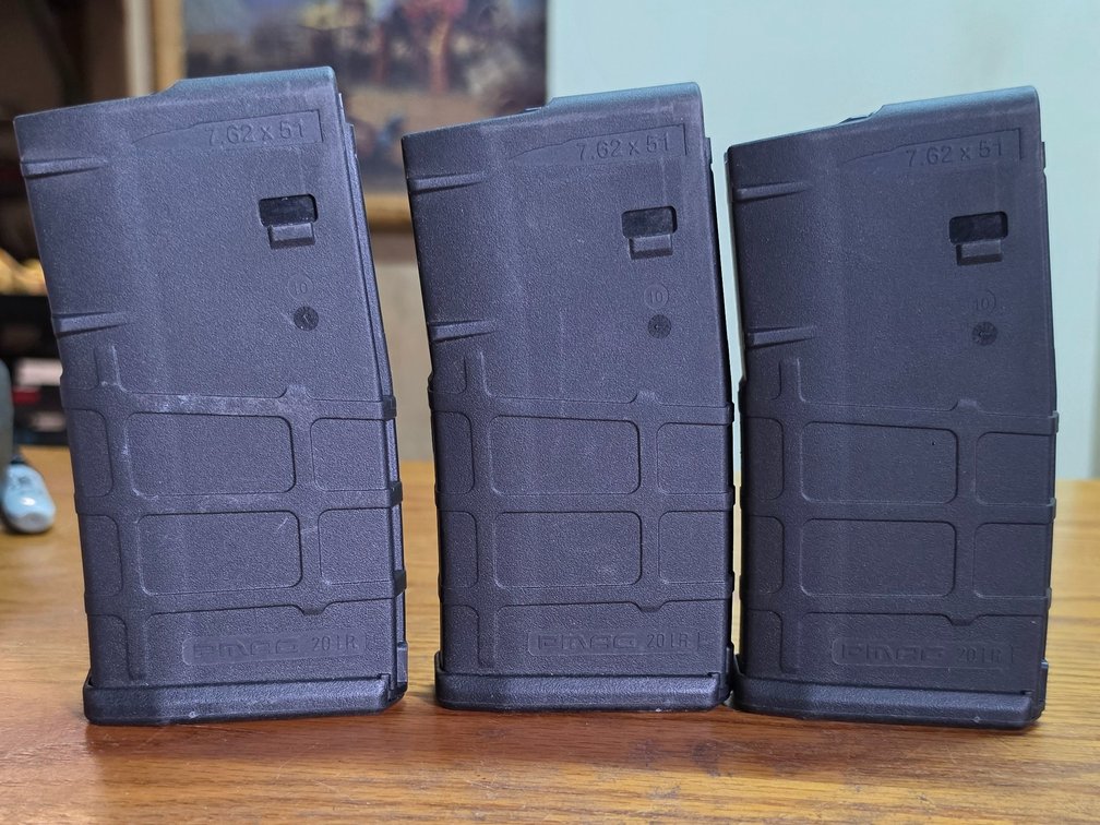 3 Magpul PMAG 20 LR/SR GEN M3 Holds 20 rds