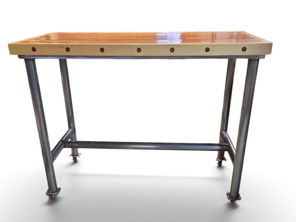Heavy Duty Rolling Work Table / Bar Height