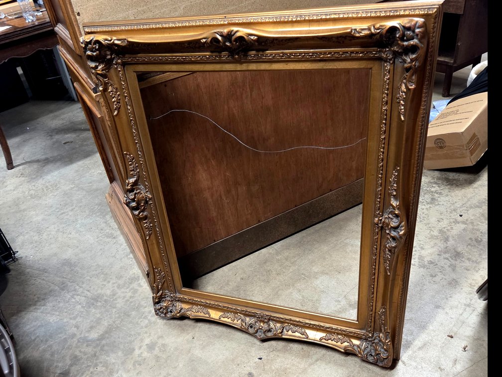 Ornate Gold Picture Frame,Large Baroque/Rococo Style