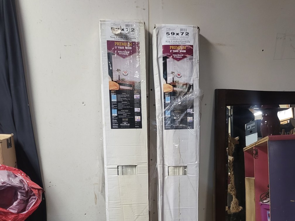 Brand New Lotus Windoware 2" Premium Faux Wood Blinds – Alabaster / Beige
