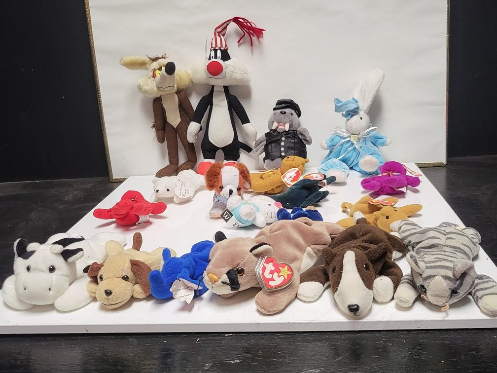 Ty Beanie Babies & Warner Bros Plush Toy, Mixed Collection