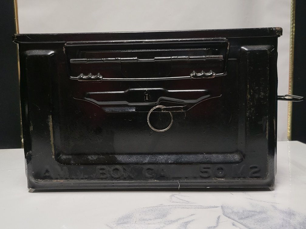 US Military WWII .50 Cal M2 Ammunition Box
