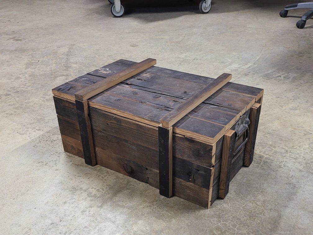 Rustic Wooden Trunk