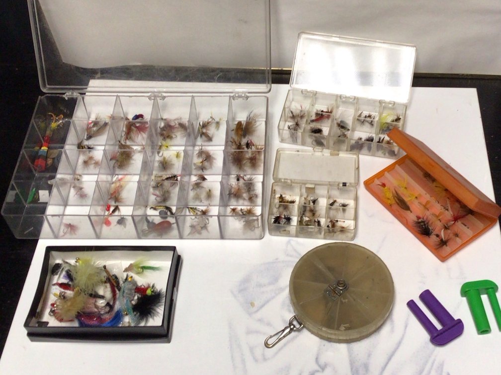 Mega Fly Fishing,Feather Lures, Streamers, Line, and Storage Cases