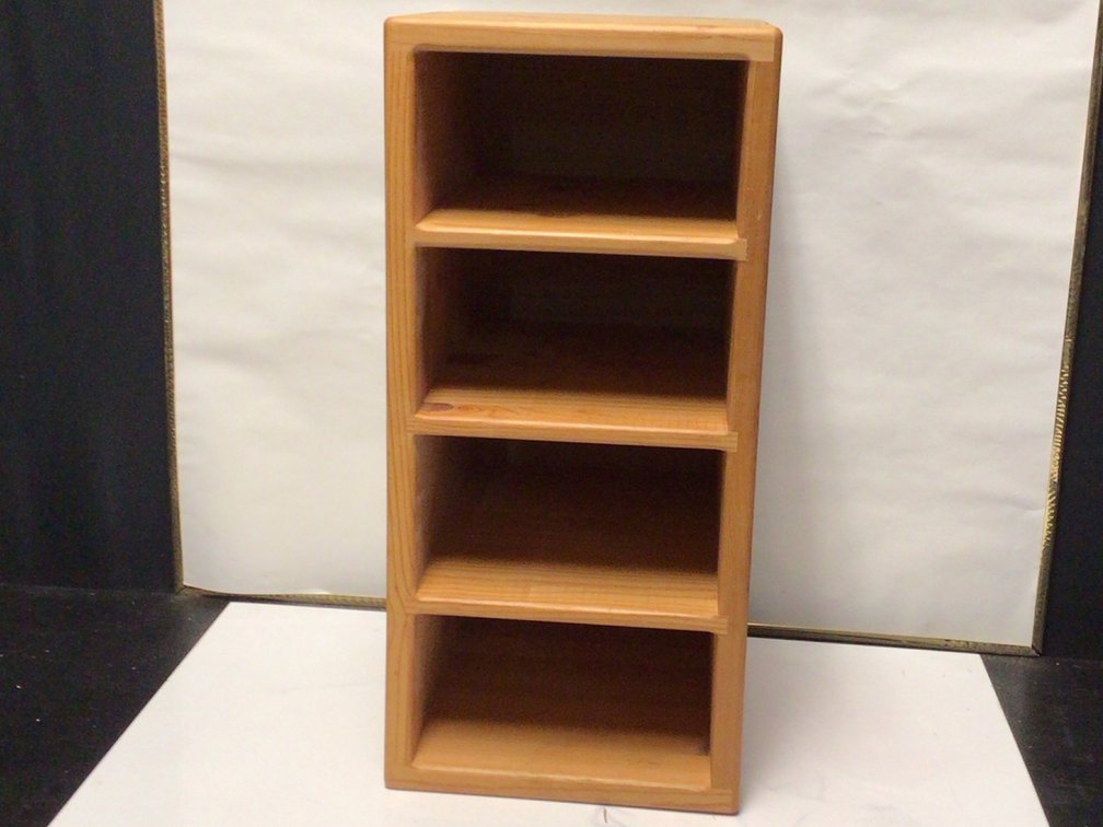 Small Shelves Solid Wood Approx 19 Inches Tall By 9 Wide By 12 Deep