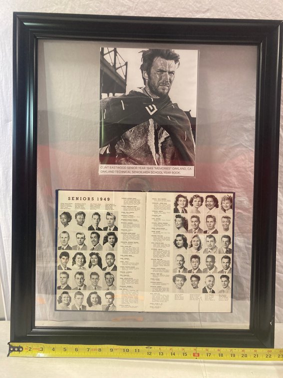 Clint Eastwood Oakland Tech, CA High School Yearbook