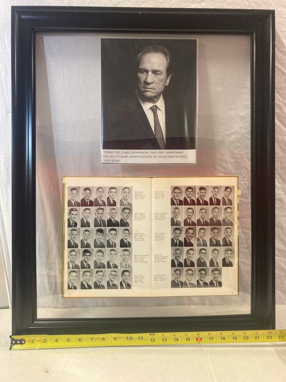 Tommy Lee Jones 1964 St. Mark High School Yearbook