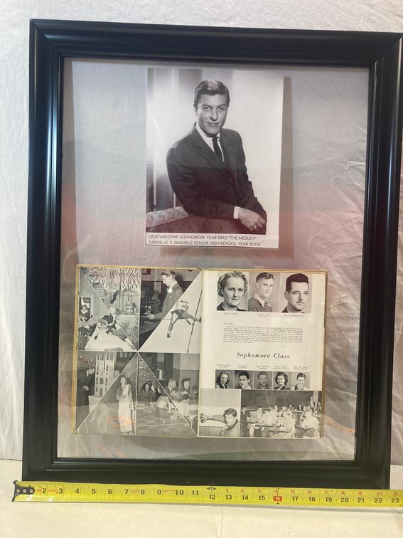 Dick Van Dyke Danville, IL High School Yearbook