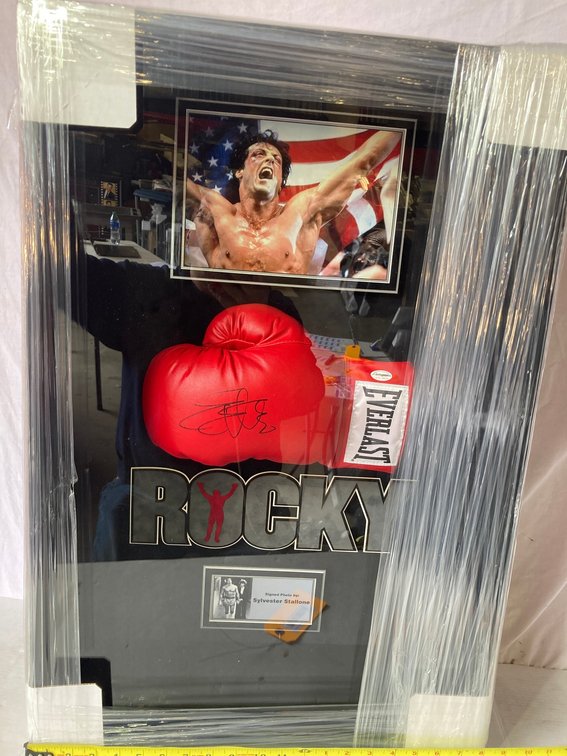 "Rocky" Signed Glove Photo Frame